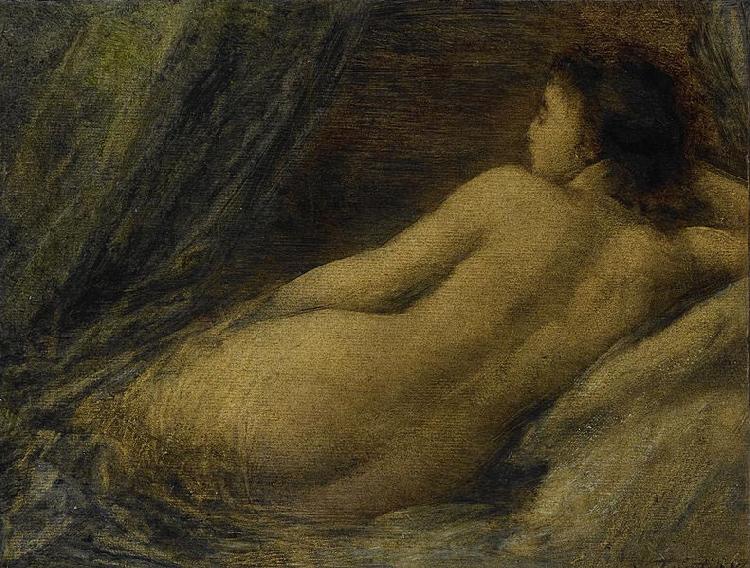 Henri Fantin-Latour Lying Naked Woman oil painting picture